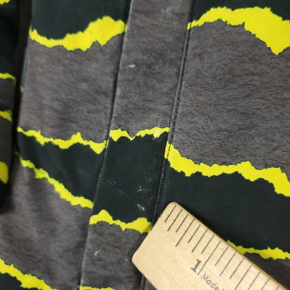 Chaqueta Burton Juvenil Grande Gris Verde Amarillo Con Capucha Snowboard Habitación Para Crecer Invierno Foto 4 de 4