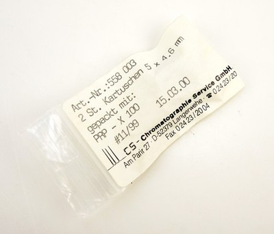 CS-ChromatographieService 2 Kartuschen mit PRP-X100 5x4.6mm