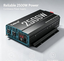 2500W pure Sine Wave car Inverter 12 V DC to 120 V AC power inverter 2500 watt