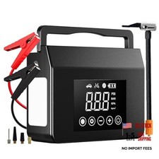 Portable Jump Starter with Air Compressor, 4000A 12V Portable Car Battery