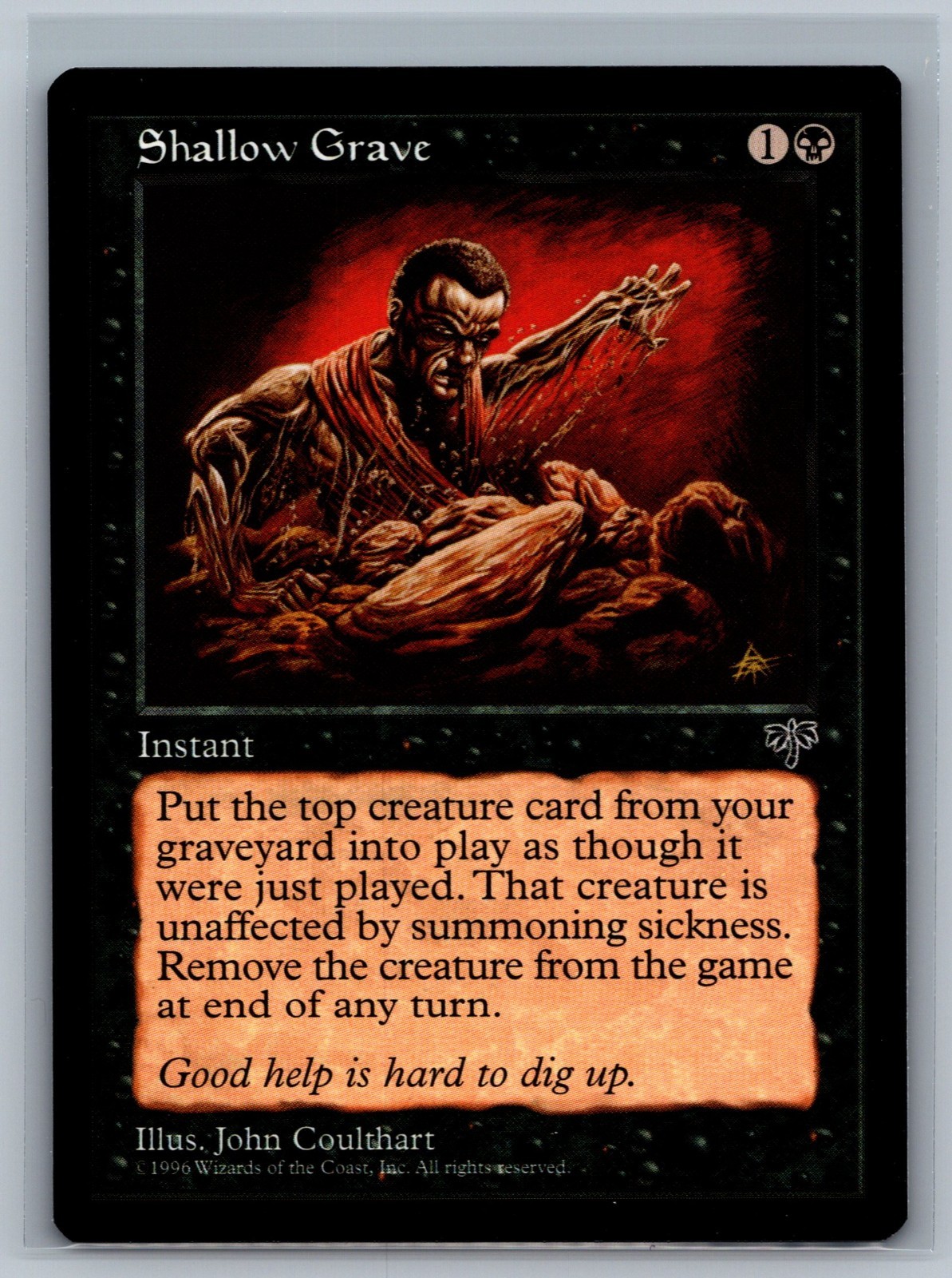 Magic The Gathering Mirage Shallow Grave MTG TCG CCG