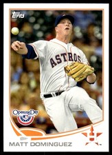 Matt Dominguez 2013 Topps Opening Day #4 Astros MLB READ FREE SHIP AutographDen