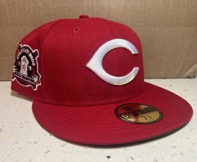 帽子 NEW ERA Cincinnati Reds 1975 Cincinnati Reds New Era Hat Club EXCLUSIVE 1975 WS Fitted Cap 7 3