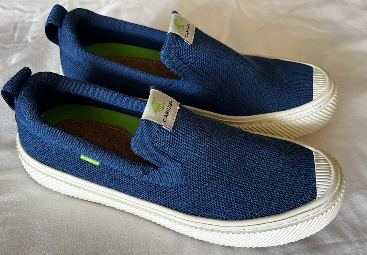 Cariuma Blue Knit Ibi Slip-On Women display picture 2