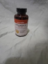 NatureWise Vitamin E 400 IU Softgels 180mg DL-Alpha - Dairy Gluten & Soy Free...