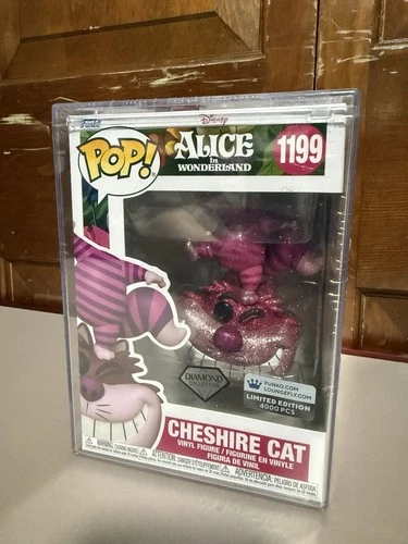 Cheshire Cat #1199 - Exclusive LE 4000 Diamond Ed Disney Funko Pop w/ Protector