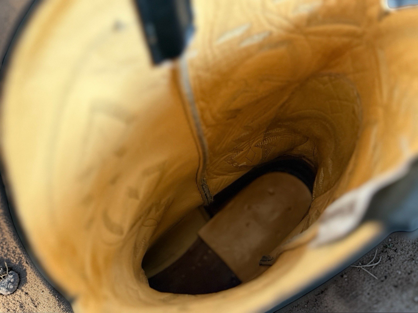 Vtg Mens Anderson Bean 9.5 E Python Snakeskin Bla… - image 17