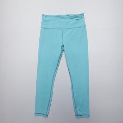 Athleta Elation 7/8 Tight Ultra High Rise Size Medium Light Blue Gym Yoga Sport