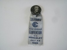 California 41st Convention Berkeley July 4-8 1928 DANIEL A. POLING 3.5"