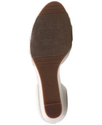 NINA 女式米色 Dorsay 装饰 Emiko 圆头楔形懒人鞋高跟鞋 11 M — 第 4/4 张图片