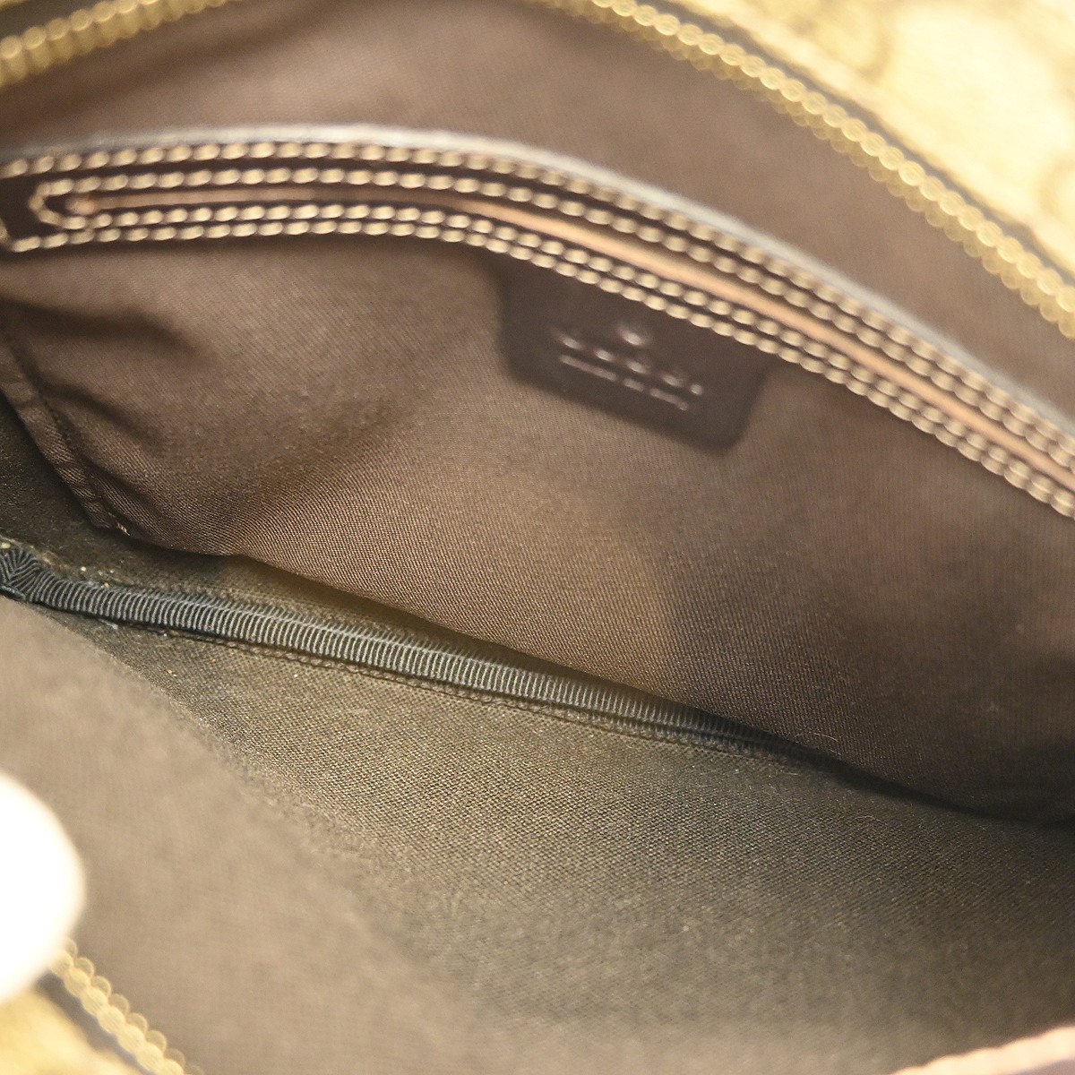 BUYIT GUCCI BEIGE GG SHOULDER BAG 201538 204046 NQ01443 thumbnail 5