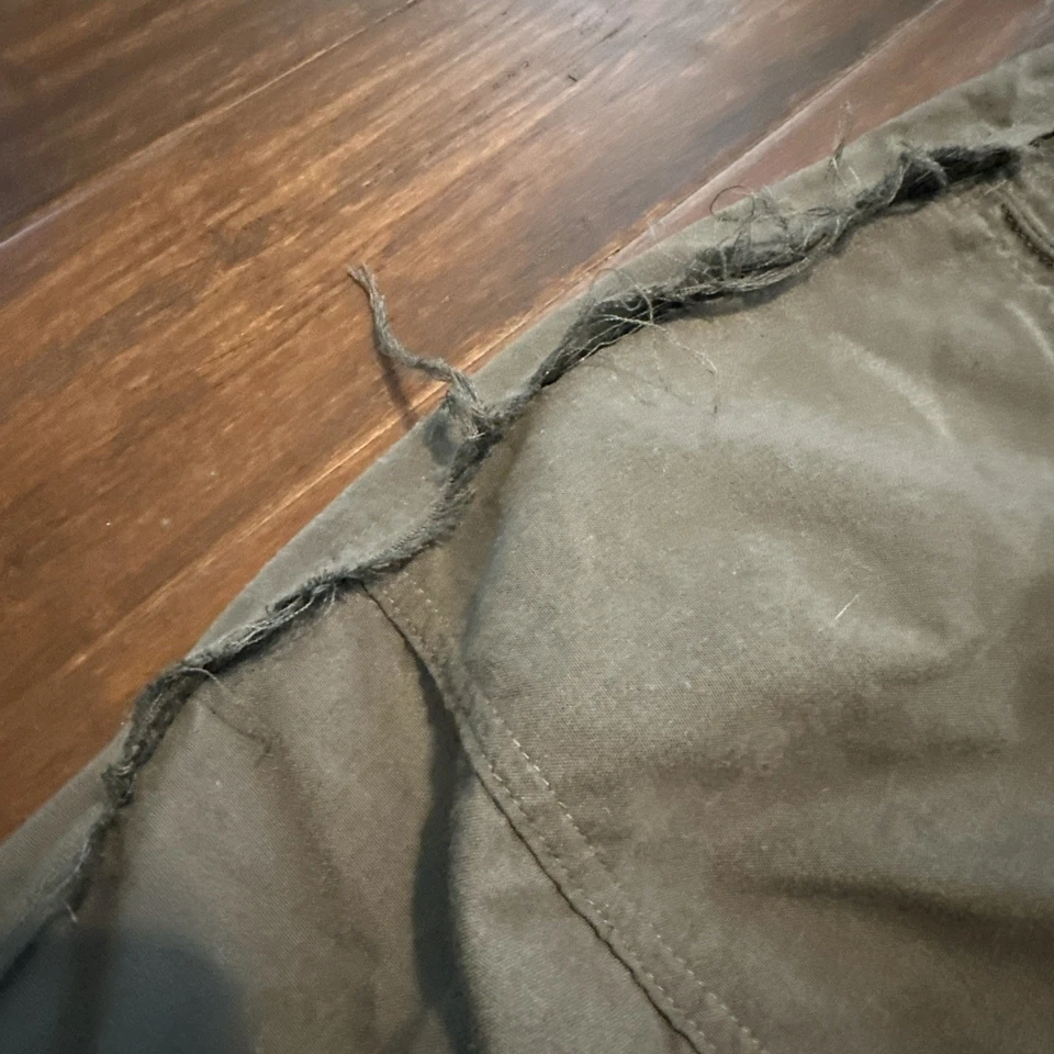 US ARMY USAF CWU-27/P Flight Suit Coveralls Sage Green Size 42R - Image 3 of 4