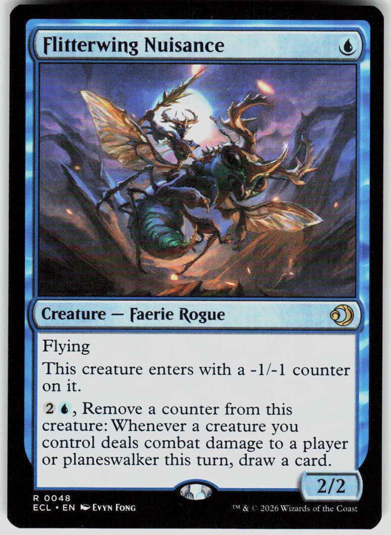 Flitterwing Nuisance 48 Lorwyn Eclipsed Magic the Gathering