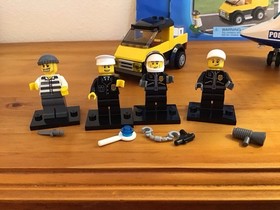 Lego 3658 City Police Helicopter Complete Set With Minifigures Manuals