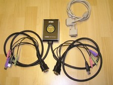 KVM Switch CS682, zwei PC bedienen mit einem Monitor, einer Tastatur, einer Maus