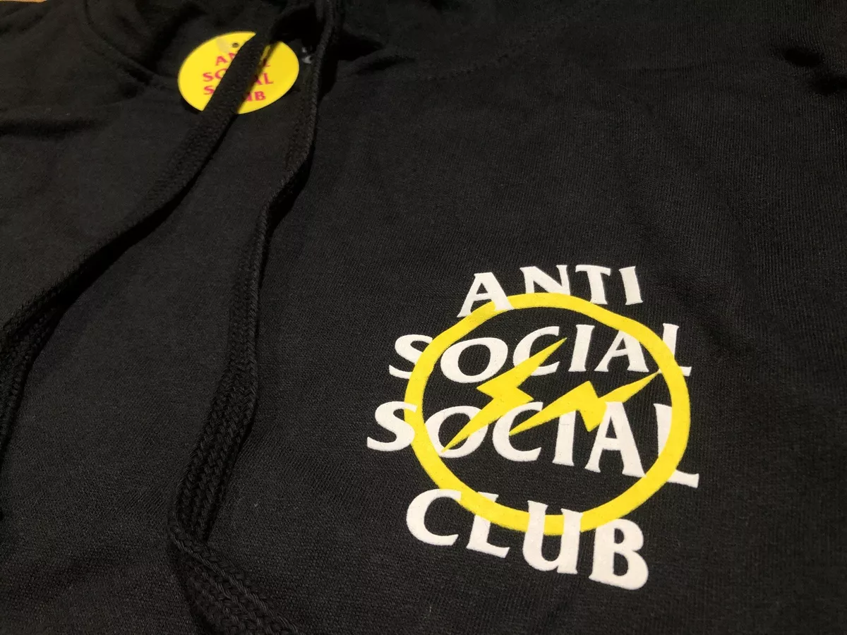 ASSC× Fragment Yellow Bolt Hoodie