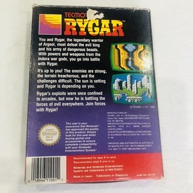 Techno Rygar + Box  - Nintendo Entertainment System NES - Tested & Working - PAL