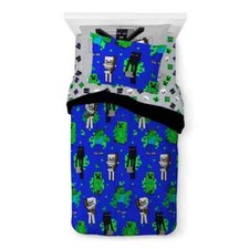 Minecraft "Animals" Kids Reversible Twin Bed Set-T825525455