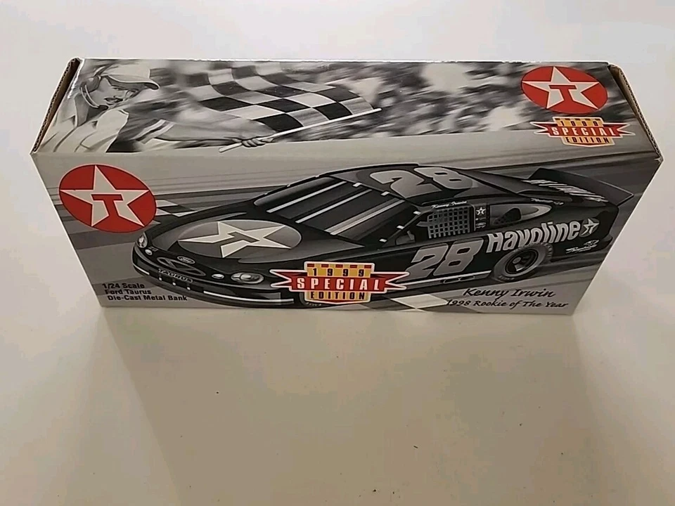 Kenny Irvin #28 1999 ERTL TEXACO BANCO DE ACEITE NASCAR Diecast Ford Taurus ENVÍO GRATUITO Foto 4 de 4