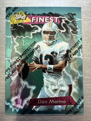 Dan Marino 1995 Topps Finest #170 Dolphins W/ COATING  HOT INVEST  