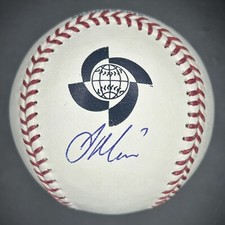 Joe Mauer Autographed 2012 World Baseball Classic Qualifier Baseball Very Unique