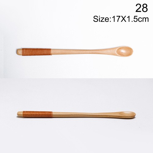 Wooden Spoon Cooking Large Wood Soup Spoons Dinner Tablespoon Tableware-2PCS - Imagen 37 de 41