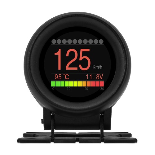 OBD2 A205 HUD Head Up Display Digital Speedometer Temperature Voltmeter Gauge - Picture 4 of 16