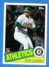 JESUS LUZARDO 2020 Topps Update 1985 35th Anniversary Rookie 85TB-31 Athletics