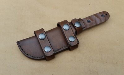 ESEE PR4 CUSTOM LEATHER SHEATH (SHEATH ONLY) READ DESCRIPTION!