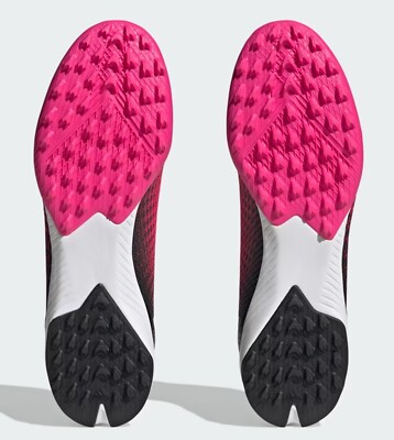 NEW Adidas X Speedportal.3 Laceless Turf Soccer Shoes, Pink/Black