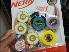 NERF Target Master Disc Launcher 7 Pieces, Ages 5 