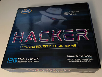 HACKER: CYBERSECURITY LOGIC GAME by ThinkFun! (2018 Edition) RARE! NEW & SEALED!