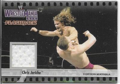 WWE 2003 Wrestlemania XIX CHRIS JERICHO Flashback Memorabilia Card