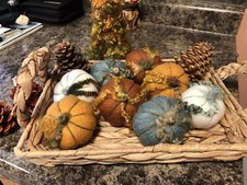 Felted Wool Art Pumpkins!
