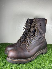 C.C. Filson Highlander Hunting Boots Mens Size 8.5 D Brown Leather  Vibram
