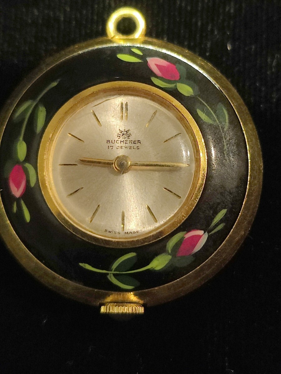 Vintage Bucherer Pendant Watch 17 Jewel