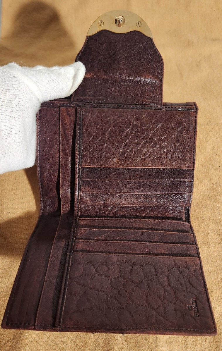 FENDI FF Zucca Bifold Spy Canvas Wallet | eBay