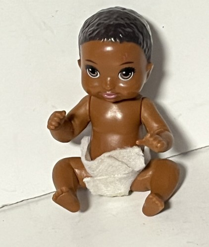 Barbie Skipper Babysitter Inc Baby Babies Doll Ethnic African American Lot of 2 - Picture 8 of 10