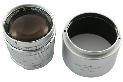 LEICA Hektor 2,5/125 125 125mm F2,5 M M39 LTM 1953 1051789 Wetzlar near new top