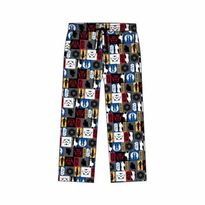 L Mens Star Wars Multi Cuffed Lounge Pants Pyjama Bottoms Size S M XL