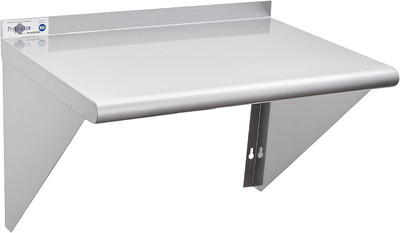 NSF Stainless Steel Shelf 18  X 24 , 300 Lb Commercial Shelves Wall Mounted Meta