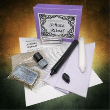 Rytuał ochronny, zestaw magiczny w pudełku, zestaw rytualny do budowania ochrony