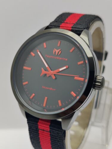 Technomarine TM-117008 MoonSun 5 ATM Quartz Black Men's Watch - Picture 3 of 16