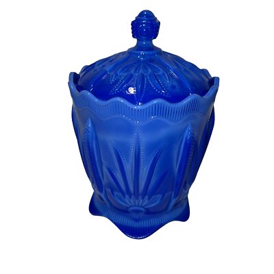 ★fenton　シュガーポット＆クリーマー　カクタスシリーズ　カーニバルガラス Vintage Fenton Periwinkle Cactus Glass Cookie Jar 100 Year