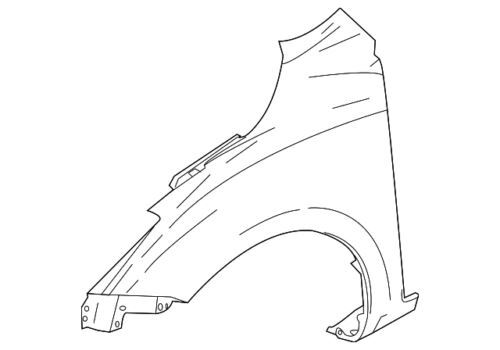 Panel de aleta delantera para Mazda (N/P BBY2-52-11Y)