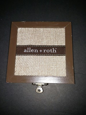 ALLEN & ROTH WOODEN BOX GIFT CARD HOLDER | eBay