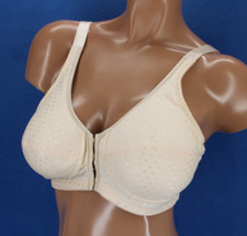 Amoena 2124 Greta Front closure Wireless Lined Mastectomy Bra Size 36B E5485