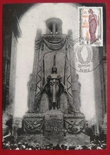 Carte Maximum Timbre N° 2389 La France A Ses Morts Oblitéré Paris 1985