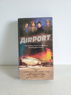 New SEALED Airport VHS Video Tape Burt Lancaster, Dean Martin, George Kennedy