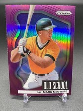 2022 Panini Prizm - Old School Purple Prizm #OS-7 Mark McGwire